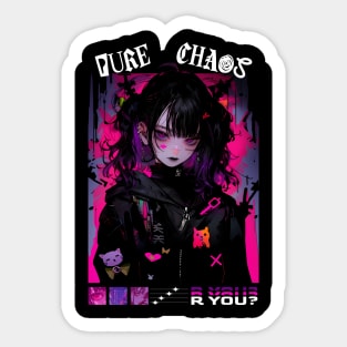 Pure Chaos Vol 3 Anime Girl Sticker